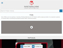 Tablet Screenshot of kshitijpolyline.com